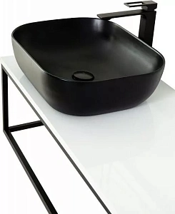 Консоль с раковиной BelBagno EK-120-ST-AS столешница Bianco Opaco для ванной в интернет-магазине сантехники Sanbest