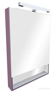 Зеркальный шкаф Roca The Gap ZRU9302753 80 фиолетовый в ванную от интернет-магазине сантехники Sanbest