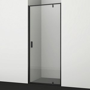 Душевая дверь WasserKRAFT Elbe 74P27 90 стекло прозрачное/профиль черный купить в интернет-магазине Sanbest