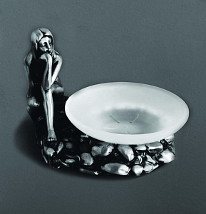 Мыльница Art&Max Juno AM-0071C-T серебро купить в интернет-магазине сантехники Sanbest