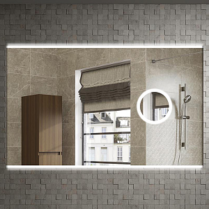 Зеркало Armadi Art Vallessi с подсветкой 100 в ванную от интернет-магазине сантехники Sanbest