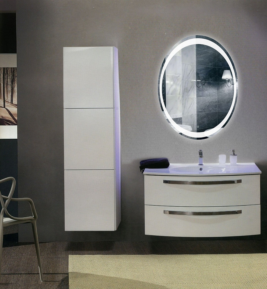 Зеркало с подсветкой ART&MAX PESCARA 90x70 в ванную от интернет-магазине сантехники Sanbest
