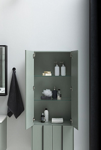 Пенал Allen Brau REALITY 1.32003.CGM 60  олива матовая для ванной в интернет-магазине сантехники Sanbest
