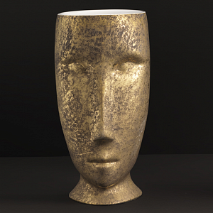 Раковина напольная Kerasan Artwork Moloco Белый, Античное золото купить в интернет-магазине Sanbest