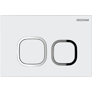 Кнопка для инсталляции Grossman Cosmo 700.K31.02.000.000 белая глянцевая купить в интернет-магазине сантехники Sanbest