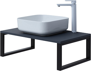 Столешница для раковины Aquanet Арт 75 маренго для ванной в интернет-магазине сантехники Sanbest