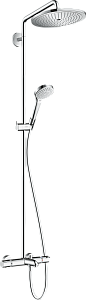 Душевая система Hansgrohe Croma Select S Showerpipe 280 1jet 26792000 купить в интернет-магазине сантехники Sanbest