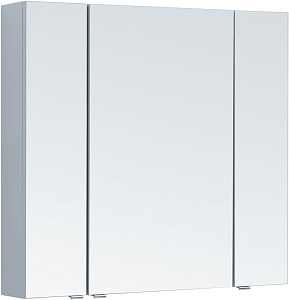 Зеркальный шкаф Aquanet Алвита new 90 серый в ванную от интернет-магазине сантехники Sanbest