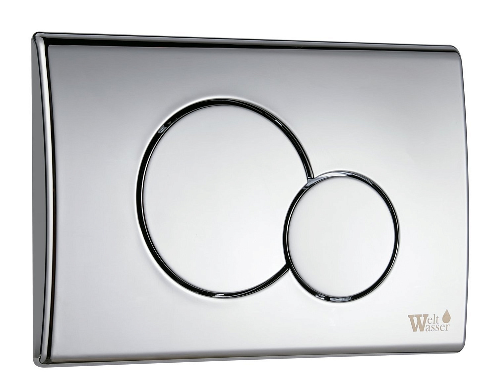 Кнопка для инсталляции WeltWasser MAR 507 RD матовый хром купить в интернет-магазине сантехники Sanbest