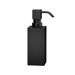 Дозатор для мыла Decor Walther Cube DW 395 черный матовый купить в интернет-магазине сантехники Sanbest