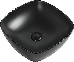 Раковина накладная Aquanet Trend-1-MB 273684 черная матовая купить в интернет-магазине Sanbest
