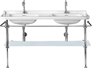 Консоль с раковиной Kerasan Waldorf 9195K 150 хром с 1 отверстием для ванной в интернет-магазине сантехники Sanbest