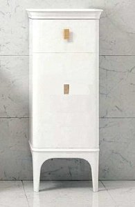 Шкаф BelBagno Prado 1100 белый глянцевый для ванной в интернет-магазине сантехники Sanbest