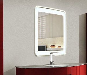 Зеркало с подсветкой ART&MAX LATINA 65x80 в ванную от интернет-магазине сантехники Sanbest