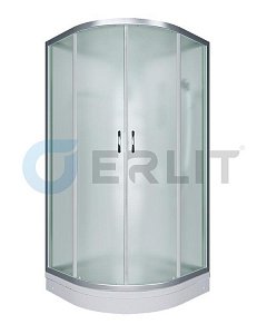 Душевая кабина Erlit ER3510P-C3-RUS 100x100 матовое стекло купить в интернет-магазине Sanbest