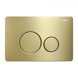 Кнопка для инсталляции ABBER AC0121MMG золото матовое купить в интернет-магазине сантехники Sanbest
