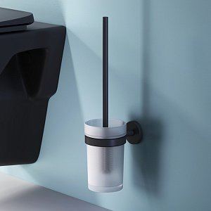 Ершик для туалета AM.PM X-Joy A85A33322 черный матовый купить в интернет-магазине сантехники Sanbest