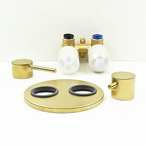 Душевая система PAINI Cox 78PJSET26911SH золото матовое купить в интернет-магазине сантехники Sanbest