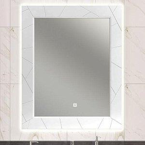 Зеркало-рамка Опадирис ЛУИДЖИ 00-00005645 80 белое матовое в ванную от интернет-магазине сантехники Sanbest