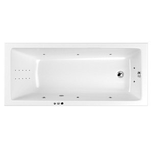 Гидромассажная ванна WhiteCross Wave 150x70 "SMART NANO" хром купить в интернет-магазине Sanbest
