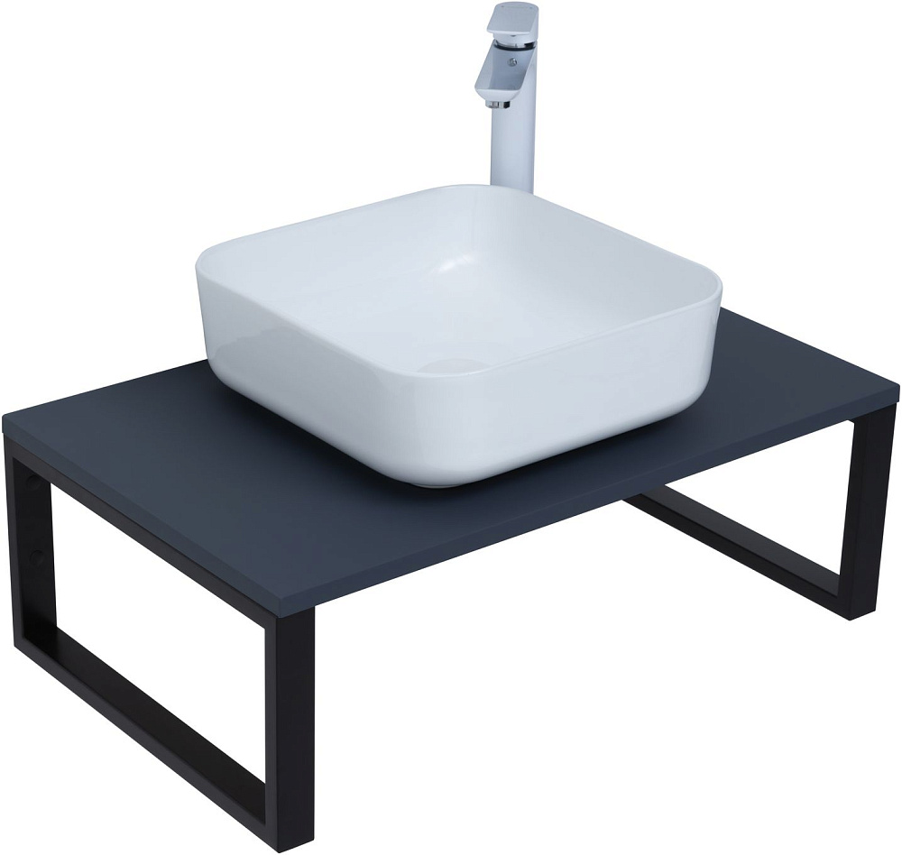 Столешница для раковины Aquanet Арт 75 маренго для ванной в интернет-магазине сантехники Sanbest