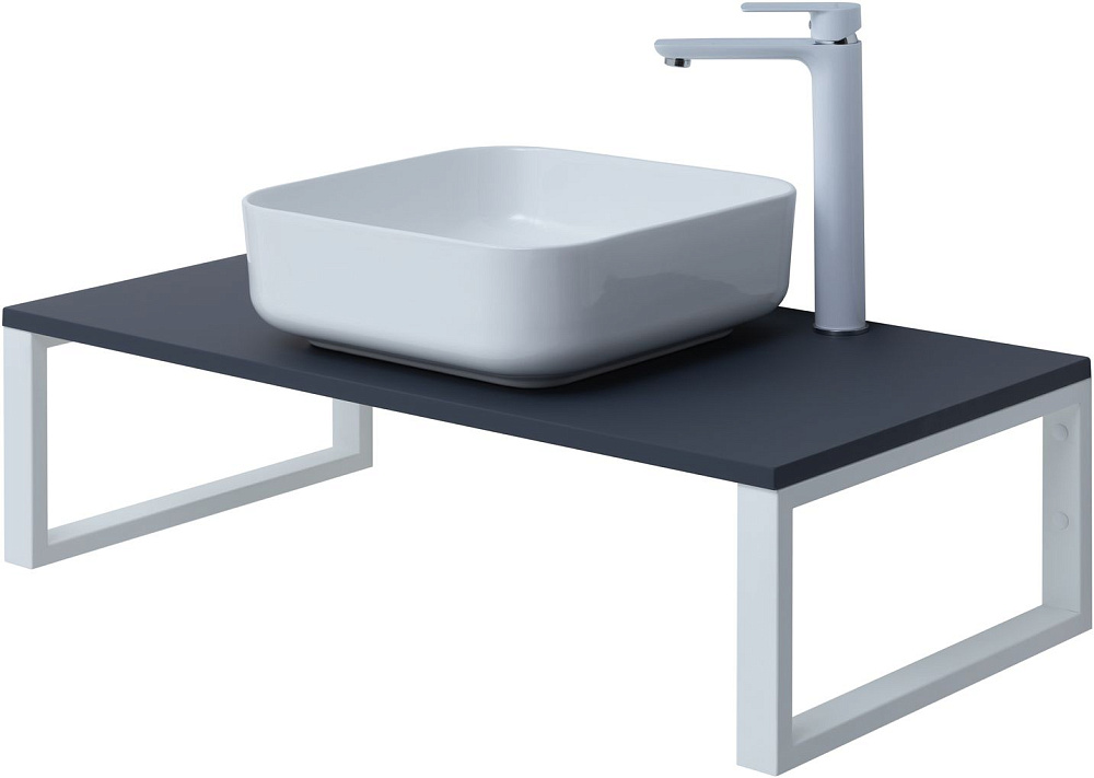 Столешница для раковины Aquanet Арт 90 маренго для ванной в интернет-магазине сантехники Sanbest