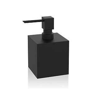 Дозатор для мыла Decor Walther Cube DW 475 черный матовый купить в интернет-магазине сантехники Sanbest