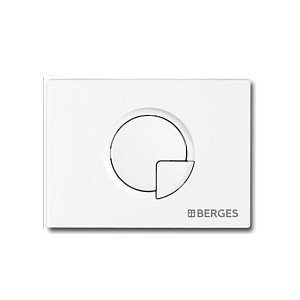 Кнопка для инсталляции BERGES NOVUM R1 белая купить в интернет-магазине сантехники Sanbest