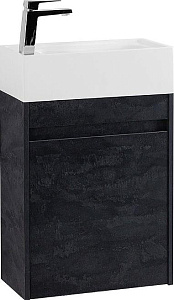 Тумба с раковиной Art&Max Family-M 40 с дверцей, угольный камень для ванной в интернет-магазине Sanbest