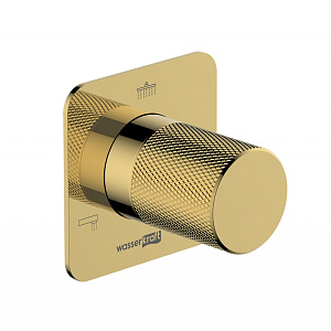 Девиатор Wasserkraft Ems A304 3 выхода, золото для смесителя в интернет-магазине сантехники Sanbest