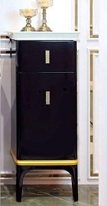 Шкаф BelBagno Prado 1100 черный глянцевый для ванной в интернет-магазине сантехники Sanbest