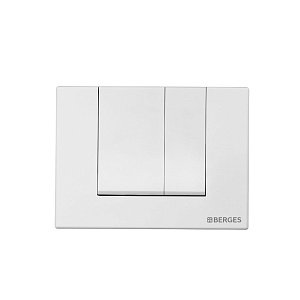 Кнопка для инсталляции BERGES NOVUM S4 белая купить в интернет-магазине сантехники Sanbest