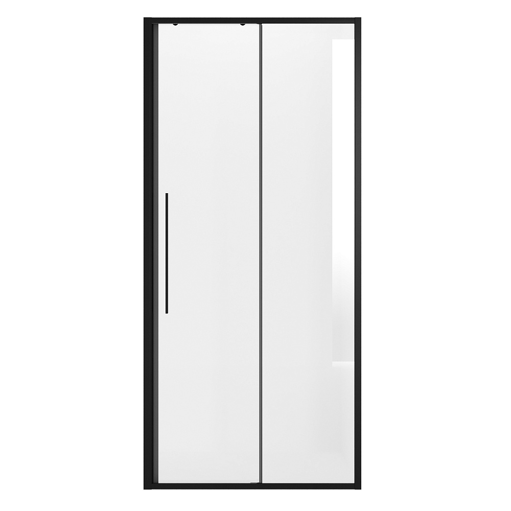 Душевая дверь Niagara Nova NG-84-10AB 100 стекло прозрачное/профиль черный матовый купить в интернет-магазине Sanbest