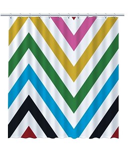 Текстильная шторка для ванной FIXSEN TWIST FX-1569A купить в интернет-магазине сантехники Sanbest