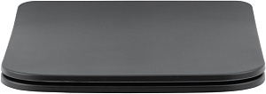 Унитаз подвесной Aquanet Rimless Tavr-W BL-103N-WHT black черный матовый купить в интернет-магазине Sanbest