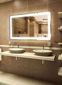 Зеркало с подсветкой ART&MAX LATINA 120x80 в ванную от интернет-магазине сантехники Sanbest