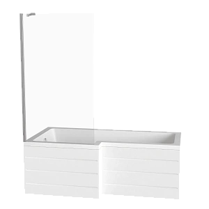 Шторка для ванны Good Door SCREEN BS-90-C-CH купить в интернет-магазине Sanbest