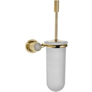 Ершик для туалета Boheme Royal Cristal 10933-G-B золото/Preciosa купить в интернет-магазине сантехники Sanbest