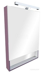 Зеркальный шкаф Roca The Gap ZRU9302752 70 фиолетовый в ванную от интернет-магазине сантехники Sanbest
