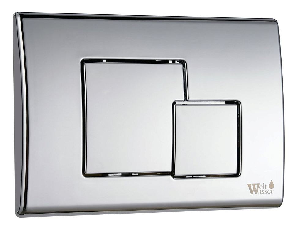 Кнопка для инсталляции WeltWasser MAR 507 SE матовый хром купить в интернет-магазине сантехники Sanbest