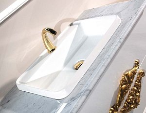 Тумба с раковиной Armadi Art Neoart 80 со столешницей белая для ванной в интернет-магазине Sanbest