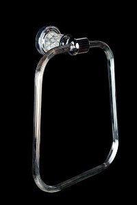Полотенцедержатель-кольцо Boheme Murano Cristal 10905-CRST-CH купить в интернет-магазине сантехники Sanbest