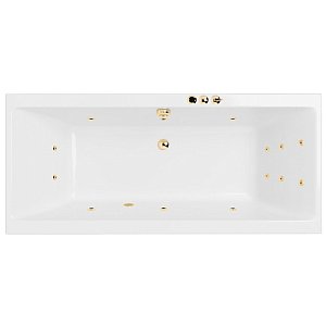 Ванна акриловая EXCELLENT Pryzmat 160x75 SMART золото купить в интернет-магазине Sanbest