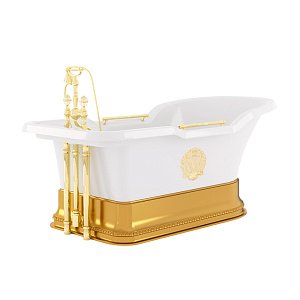 Ванна Migliore IMPERO PODIUM 25813 180х87 белая/золото купить в интернет-магазине Sanbest