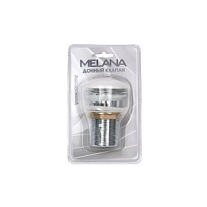 Донный клапан с переливом Melana MLN-335301 в блистере/белый купить в интернет-магазине сантехники Sanbest