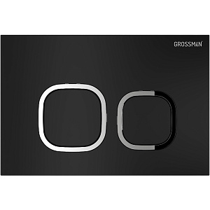 Кнопка для инсталляции Grossman Cosmo 700.K31.02.210.210 черная матовая купить в интернет-магазине сантехники Sanbest