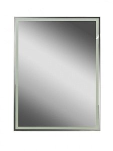 Зеркальный шкаф с подсветкой Art&Max TECHNO AM-Tec-600-800-1D-DS-F-Nero в ванную от интернет-магазине сантехники Sanbest