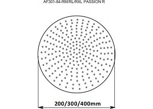 Верхний душ Aquanet Passion AF301-84-RXL купить в интернет-магазине сантехники Sanbest