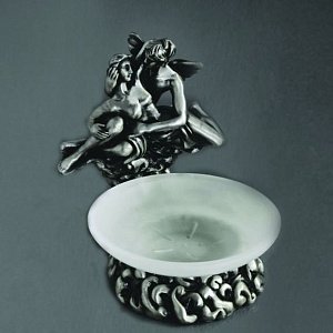 Мыльница Art&Max Romantic AM-0081C-T серебро купить в интернет-магазине сантехники Sanbest